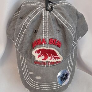 NWT Wild Wear "Mama Bear Quality Control" Distressed Hat OS